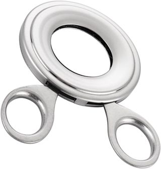 UKCOCO Edelstahl Eierschalenöffner und Separator Ergonomischer Eierschneider für Einfaches und Schnelles Öffnen von Gekochten Eiern Platzsparendes Manuelles Küchenwerkzeug