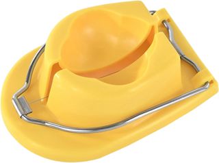 Eiertrenner, Mehrzweck-Eierschneider, rostfreies Küchenutensil, gelb, für weiches Obst, für den Hausgebrauch und Sandwiches