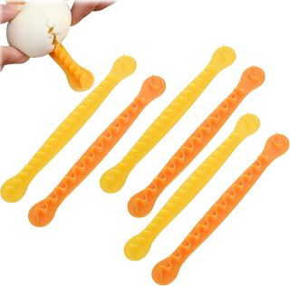 Deviled Egg Cutter in Half, Eierschneider, wellenförmiger Eierschneider für hartgekochte Eier, ausgefallenes Schneiden gekochter blumenförmiger Werkzeuge, praktisches Küchenzubehör (6)
