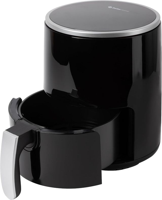 Z SwissHome PETIT - Heißluftfritteuse 2.5L 1200W - Digitales Display - Einstellbare Temperatur 80-200°C - Fritteuse ohne Öl - Timer 60 Min - Herausnehmbarer Korb - Überhitzungsschutz