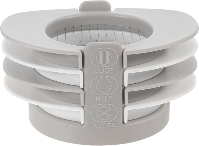 Eierschneider aus Edelstahl 3-in-1 mit Silikon, Eiertrenner