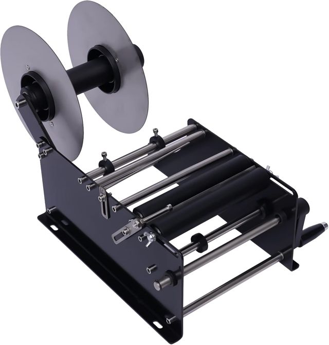 Etikettiergerät, Selbstklebende Etikettiermaschine Lebensmittel Labeling Machine, für Runde Flaschen mit einem Durchmesser von 20-120 mm