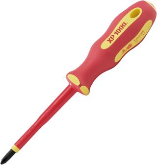 Draper XP1000 VDE-Kreuzschlitz-Schraubendreher – 64432 – Präzisions-Elektro-Schraubendreher-Bit-Werkzeug