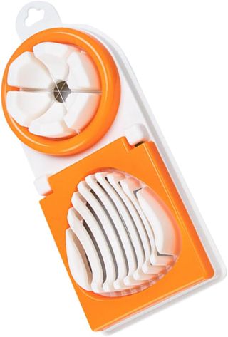 Eierschneider Orange aus Edelstahl und Pp für Eier und Obst