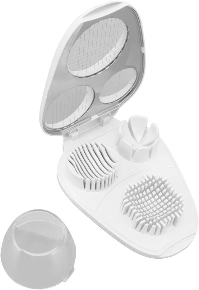 Eierwürfelschneider, gekochte Eierschneider, Küchenwürfelschneider, 3 Schneidmodi, hartgekochtes Eierschneider für Salat, Sandwich-Dekoration, ABS-Material, langlebig