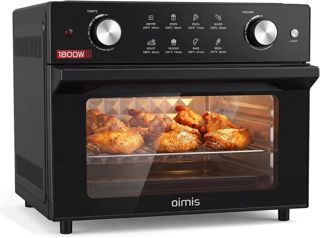 Heißluftfritteuse 30-230℃, 30L 1800W, 8-in-1 Airfryer mit Deutsche Rezepte