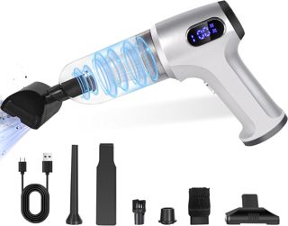 2-in-1 Akku-Handstaubsauger und Autostaubsauger mit Saug- und Blasfunktion