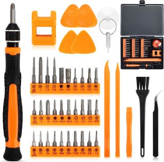 42Pcs Feinmechaniker Präzisions Schraubendreher Set, Edelstahl Mini Werkzeug mit Aufbewahrungsbox, für iPhone, iPad, Switch, PS4, Xbox, Laptop, Macbook