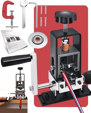 Kabelschälmaschine 1-25mm, Abisolierwerkzeug/Abisoliermaschine Handkurbel/Bohrerantrieb, manuelles Kabelabisoliergerät, abnehmbare/fixierbare Abisolierzange, Kabelentmanteler, Kupferschrott Recycling
