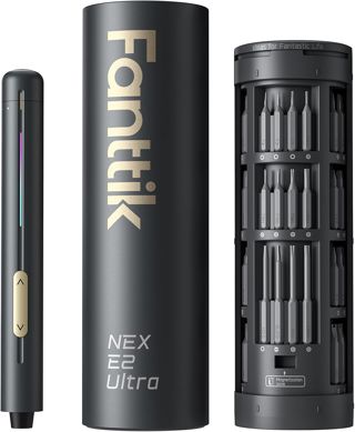 Fanttik E2 Ultra Präzision-Schraubendreher,Elektro Schraubendreher set Grau