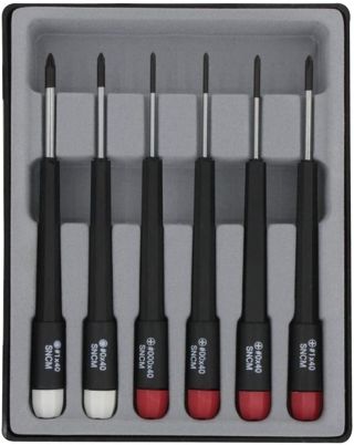 Donau Elektronik 280-61 Sechskant-Schraubendreher-Set, Größe 6-teilig, Mehrfarbig