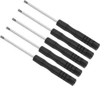 Mini-Schlitzschraubendreher 2.0 mm, 82mmL Kohlenstoffstahl 5 Stück