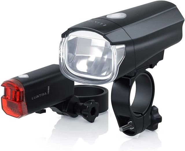 Fahrradlampen Set Batteriebetrieben 40 Lux ECO StVZO Kompatibel Fahrrad Licht mit Frontlicht und Rücklicht – Fahrradlicht – Fahrradzubehör – Fahrradlichterset