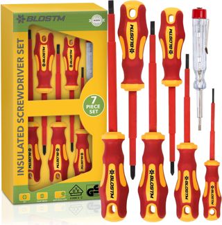 BLOSTM VDE Schraubendreher Set Elektriker - 7-teilig
