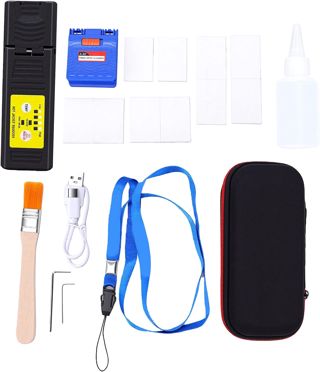 Fafeicy Fiber Optic Thermal Stripper, Abisolierwerkzeug mit Automatischer Heizung und 2 Modi und 8 Temperaturen für 1-48-adrige Bandfasern, für den Einsatz vor Ort durch Techniker