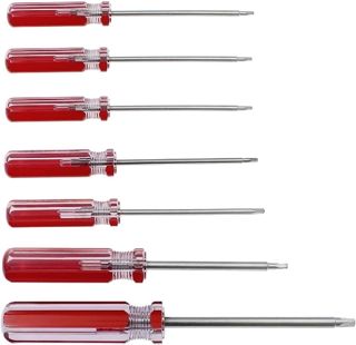 7-Größen-Dreieck-Schraubendreher-Set 1.4mm 1.8mm 2.0mm 2.3mm 2.7mm 3.0mm 4.2mm Dreieck-Schraubendreher-Werkzeugsatz für die Befestigung elektronischer Spielzeug Haushalts-Elektrogeräte Reparaturen
