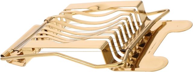 Gold Eierschneider, für Hartgekochte Eier und Erdbeeren
