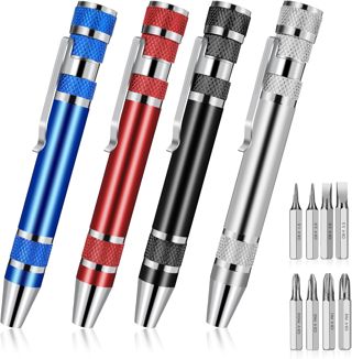 4 Stück 8 In 1 Stift Schraubendreher Mini Schraubendreher Set