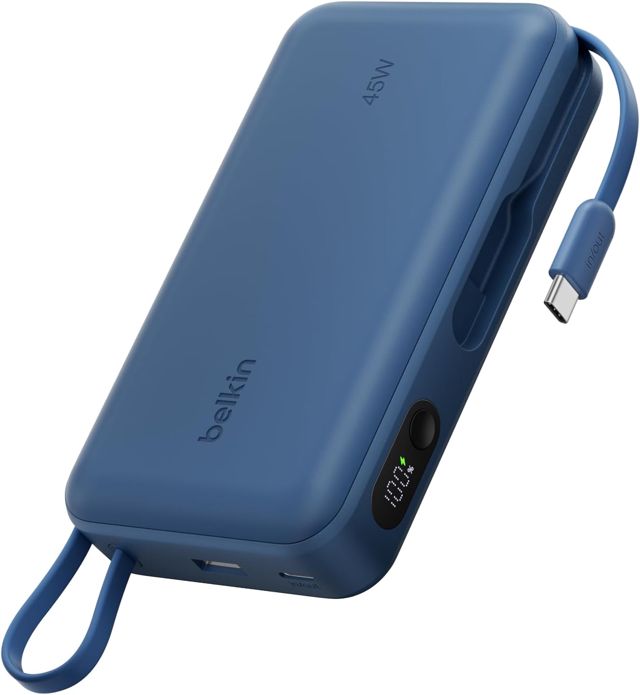 Belkin UltraCharge 20000mAh Power Bank, USB-C-Kabel und Anzeige – Schwarz