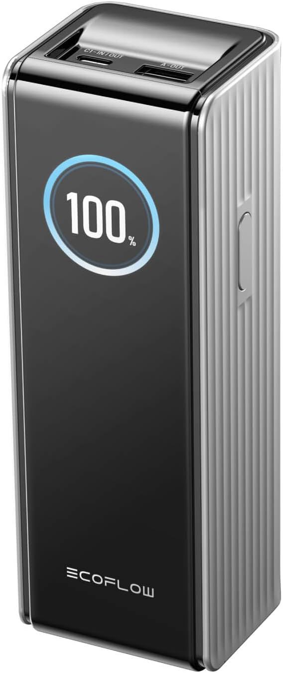 EcoFlow Powerbank, 25000mAh 140 Max, mit zwei 140W USB-C Ports für Laptop