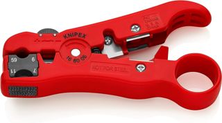 KNIPEX Abisolierwerkzeug für Koaxial- und Datenkabel, 16 60 06 SB