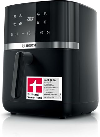 Bosch Heißluftfritteuse, Serie 4, XL Air Fryer, MAF462B0, Schwarz