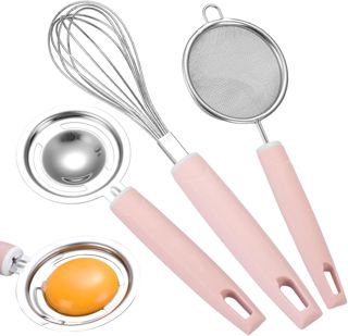 Eiweiß-Trenner, Eitrenner – Eiersieb mit langem Griff mit Filter, Eierteiler, Proteinextraktor | Effizienter Schneebesen zum Kochen und Kochen, nützliches Werkzeug zum Abdichten