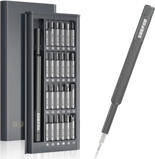 SURFOU 49 IN 1 Präzisionsschraubendreher, Precision Screwdriver Set, Feinmechaniker Schraubendreher, Magnetisch Präzisions Schraubendreher Bits, Tragbares Mini Werkzeug für PC, MacBook, Elektronik