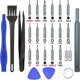Kleine Schraubenzieher Set mini Torx T3 T4 T5 T6 T8H T9H T10H P2 P5 Y000/ Y0.6mm PH000 feinmechaniker Schraubendreher Präzisionsschraubendreher Werkzeug Brillenschraubenzieher für MacBook PS4 iPhone