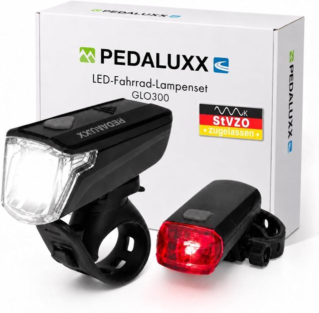 LED Fahrradlicht I StVZO zugelassen I Fahrradlampe I helles Fahrradleuchtenset I Fahrradbeleuchtung I Fahrradlichter vorne hinten