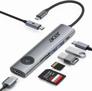 acer 8 in 1 USB C Hub, 10Gbps USB-C auf HDMI Adapter 4K@60Hz