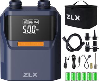 ZLX SUP Pumpe Elektrisch, 50PSI Elektrische SUP Luftpumpe, Hochdruck Doppelstufen Paddel Brett Zubehör für Aufblasbare Stand Up Paddle Boards