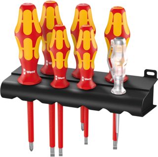 Wera 05006147001 160 i/7 Rack, VDE Isolierter Schraubendreher Satz, 7-teilig