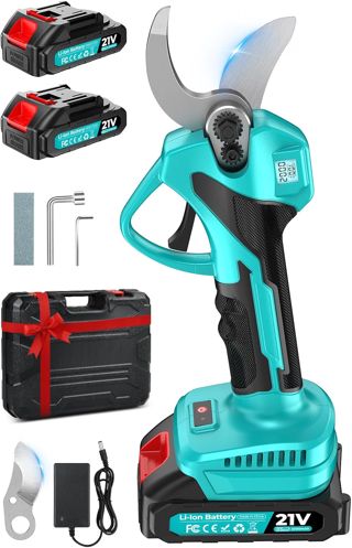 Akku-Astschere Professionelle Passend für Makita Akku bis 33mm Aststärke, Bypass-Klingen, Sicherheitsschalter, Softgrip. Akku Gartenschere für Schneiden von Zweigen, Trieben
