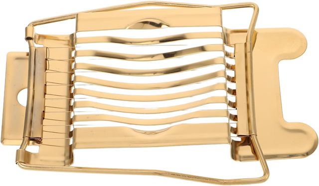 Eierschneider aus Edelstahl mit Goldfinish, 1 Stück, für Küche