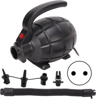 Elektrische Luftpumpe Hochdruck 600W mit 4 Düsen Inflator Deflator für Luftbett Pool Spielzeug Floß Boot Schnellfüllung EU-Stecker