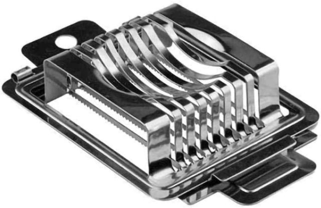 1PC Eierschneider Edelstahl Eierschneider Erdbeere Cutter Metall Multifunktionale Eierschneider Tomatenschneider Küche Gemüse