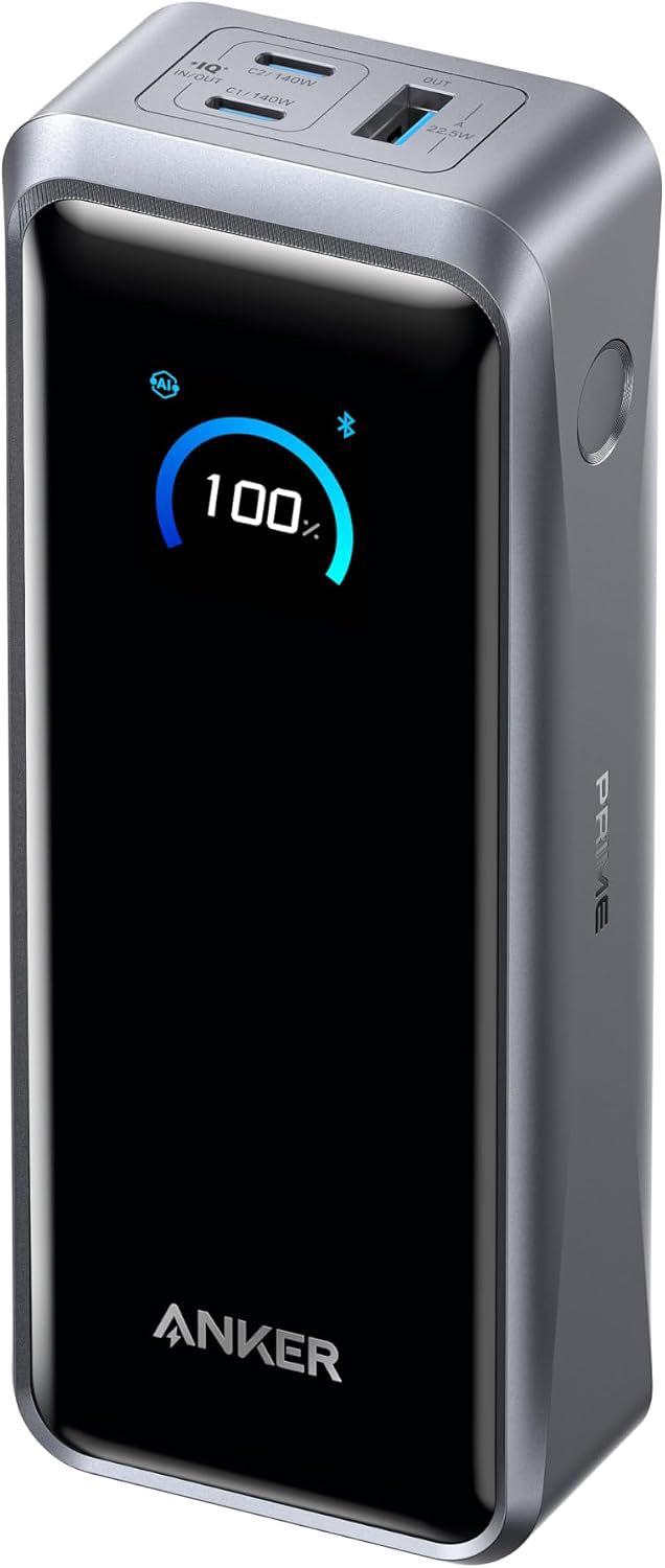 Anker Prime Powerbank, 26250mAh 300W Max, bidirektional, mit Display