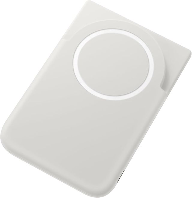 Samsung Magnet Wireless Powerbank EB-U5200, 5.000 mAh, Qi2-zertifiziertes Schnellladen mit bis zu 15 Watt, integrierter Ständer, Gray