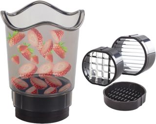 Schneidebecher Für Obst Und | Abnehmbarer Bananenschneider - Praktisches Küchenzubehör Für Salate, Eierspeisen, Snacks Und Mehr