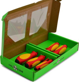 Schraubendreher-Set Schlitzschrauben Kreuzschlitzschrauben Schraubendreher VDE 5-teilig made in Germany Professional qualität