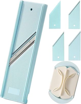 Multifunctional Vegetable Mandoline Slicer & Shredder - Stainless Steel