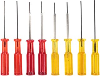Sewg 1,5 mm 1,6 mm Innensechskant-Schraubendreher, 16 × 5 × 7, 8 Stück Innensechskant-Schraubendreher, Nadel, Stretchnähmaschine, Overlock-Maschine, 1,5 mm, 1,6 mm