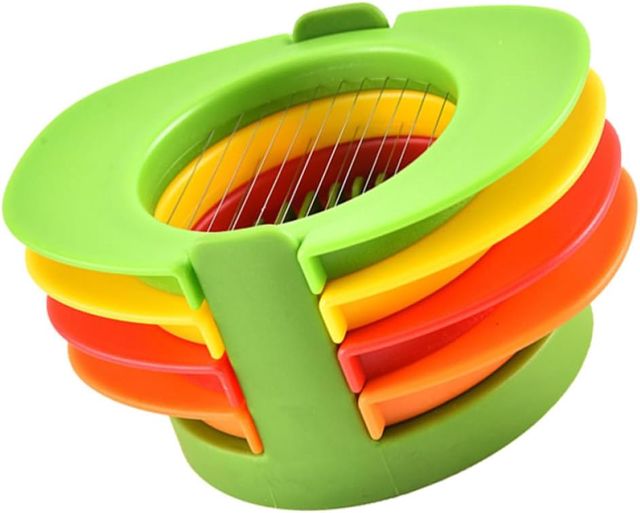 4 in 1 Eierschneider aus Edelstahl für Eier und Früchte