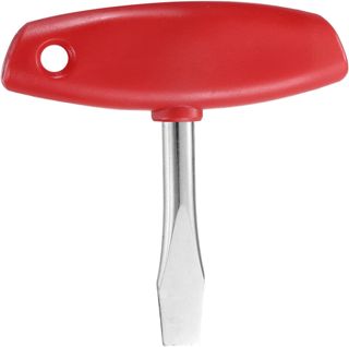 QUARKZMAN T-Griff Schlitz Schraubendreher 12mm, Rot