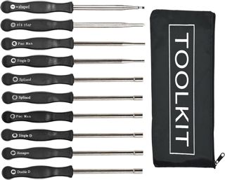 10-teiliges Vergaser-Einstellwerkzeug Schraubendreher-Kit für gewöhnliches 2-Takt-Vergaser-Einstellen des kleinen Motor-Vergasers Einstellen des Einstellwerkzeugs