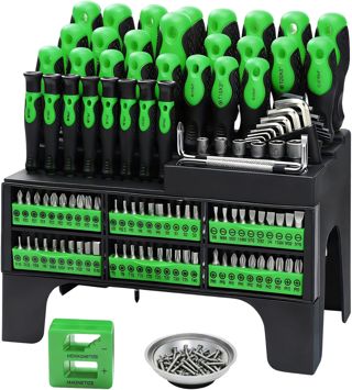118-teiliges Magnet-Schraubendreher Set mit Präzision & Kunststoffhalterung