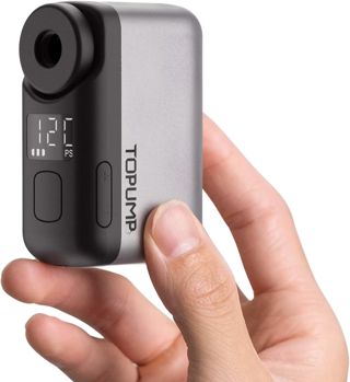 TOPUMP TB2PRO Elektrische Mini Fahrradpumpe mit Manometer