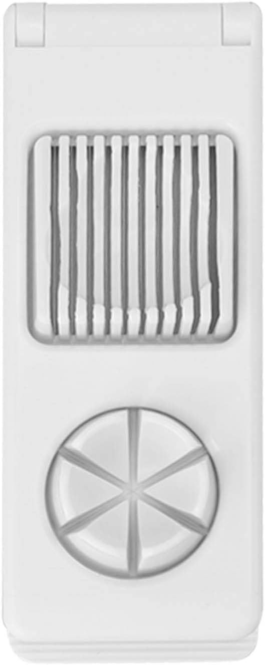 2-in-1 Manueller Eierschneider – Edelstahl-Schneidwerkzeug für Eier, Obst und Würstchen