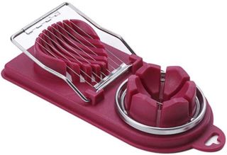 Eierschneider, manueller Eierschneider, 2-in-1, Doppelschneider, Cuttermesser, Werkzeug für Koch Eier